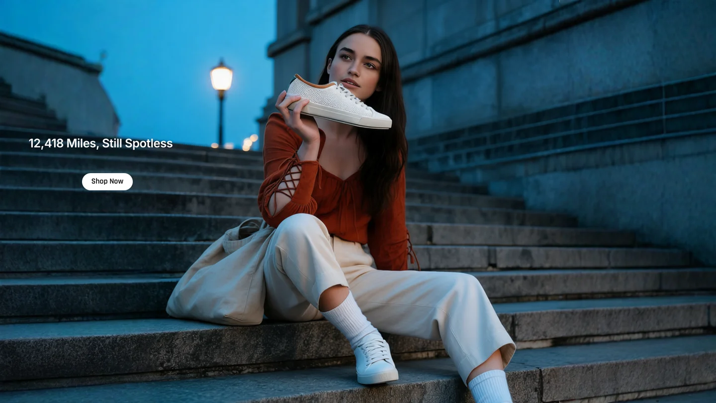 City sneaker wide ad
