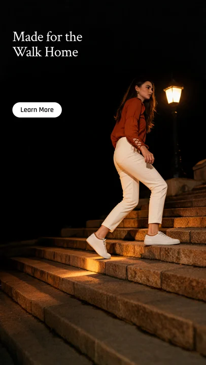 City sneaker ad