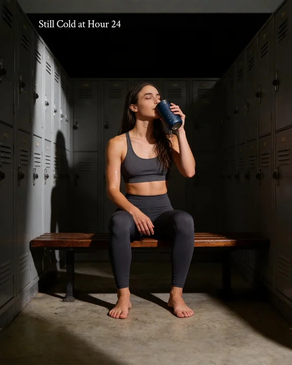 Gym locker ad