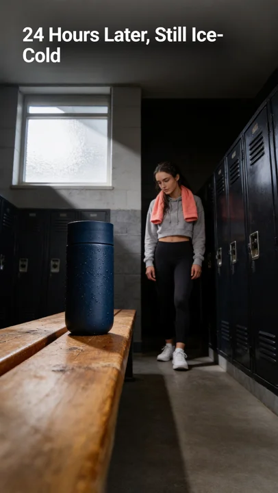 Gym tumbler ad